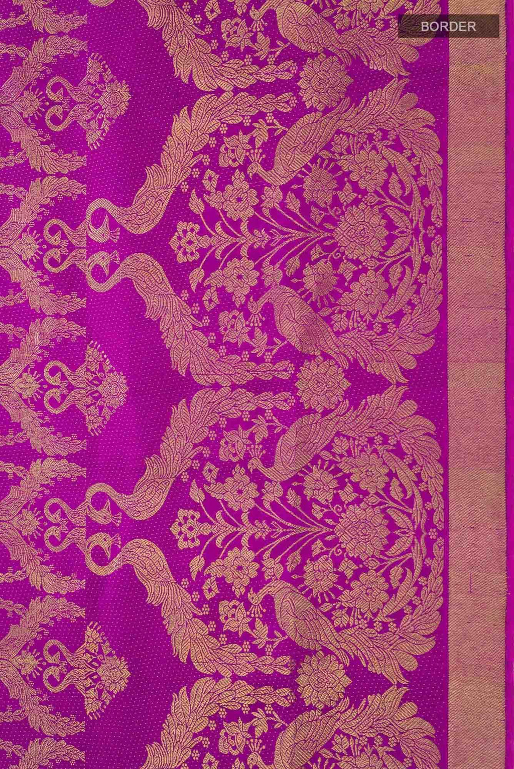 Mayilkan-Magenta Kanchipuram Silk Saree