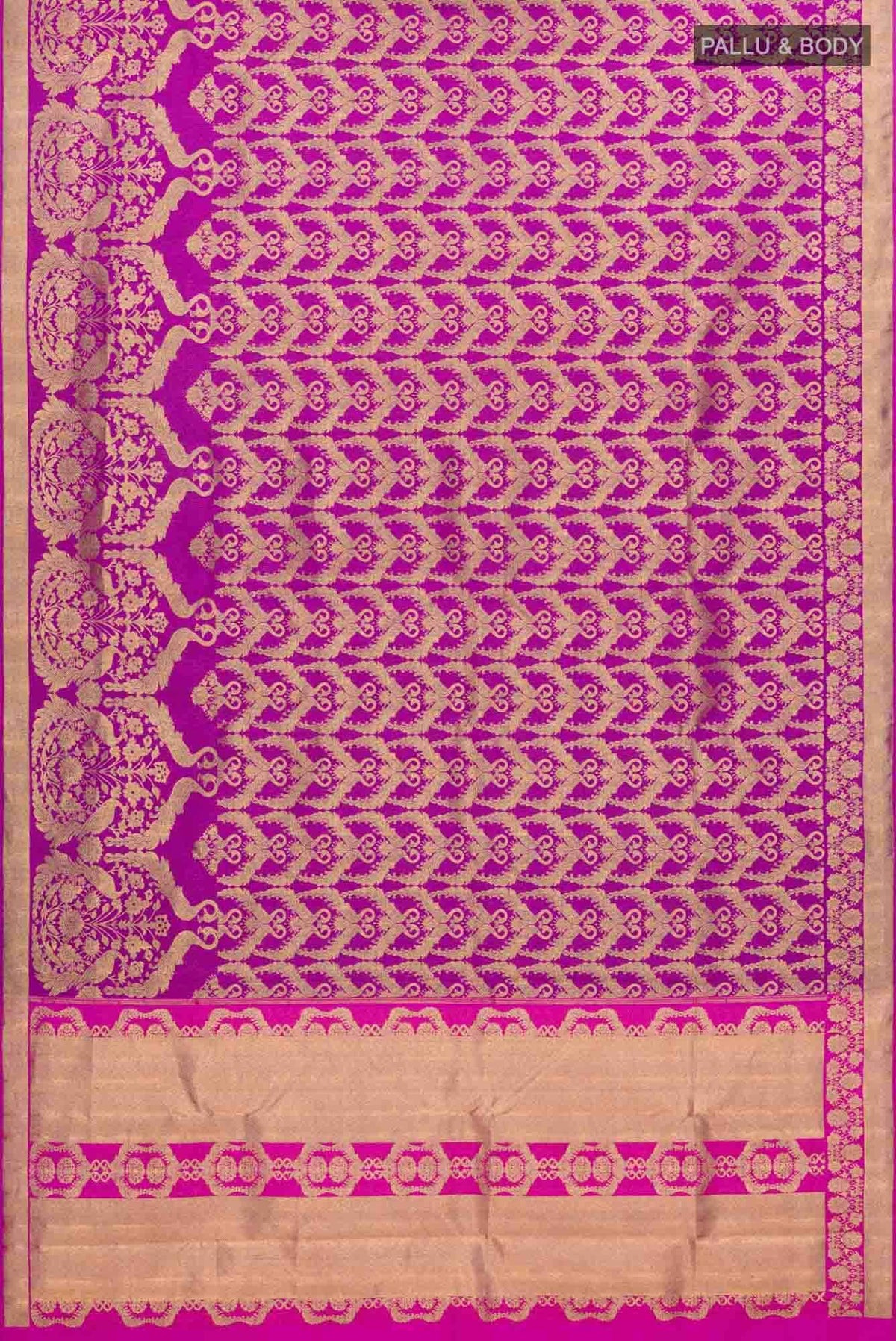 Mayilkan-Magenta Kanchipuram Silk Saree