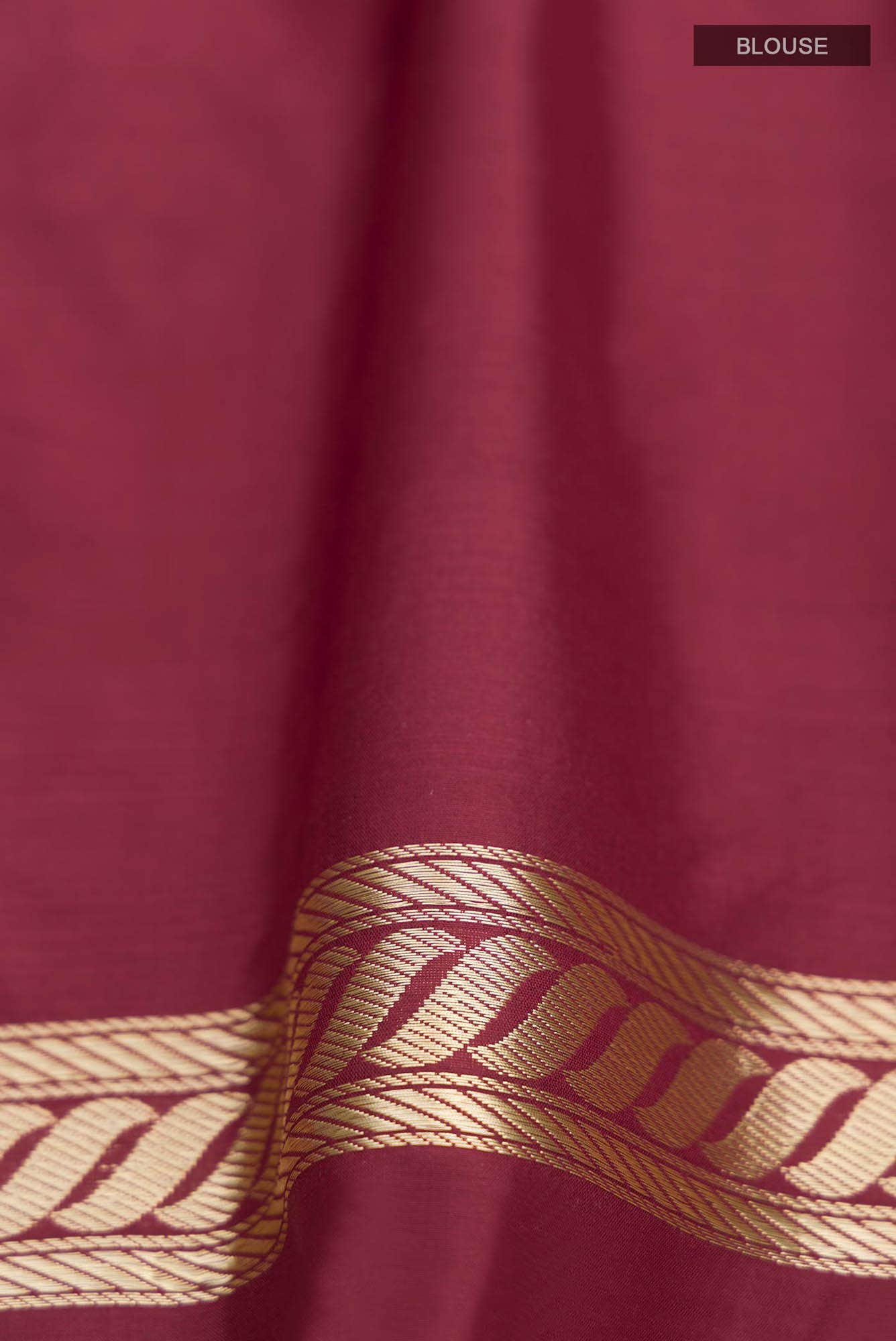 Gazal-Maroon Banarasi Silk Saree