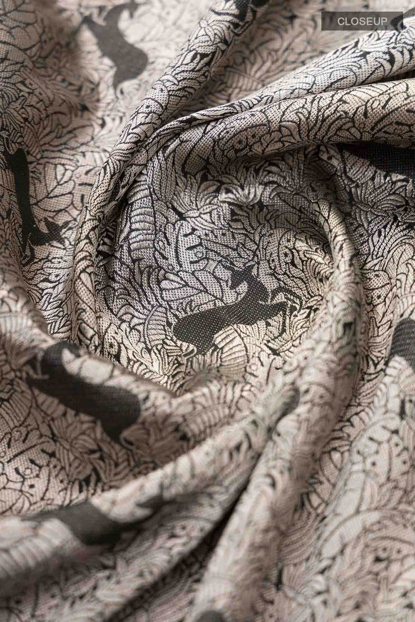 Prance-Black Banarasi Silk Saree