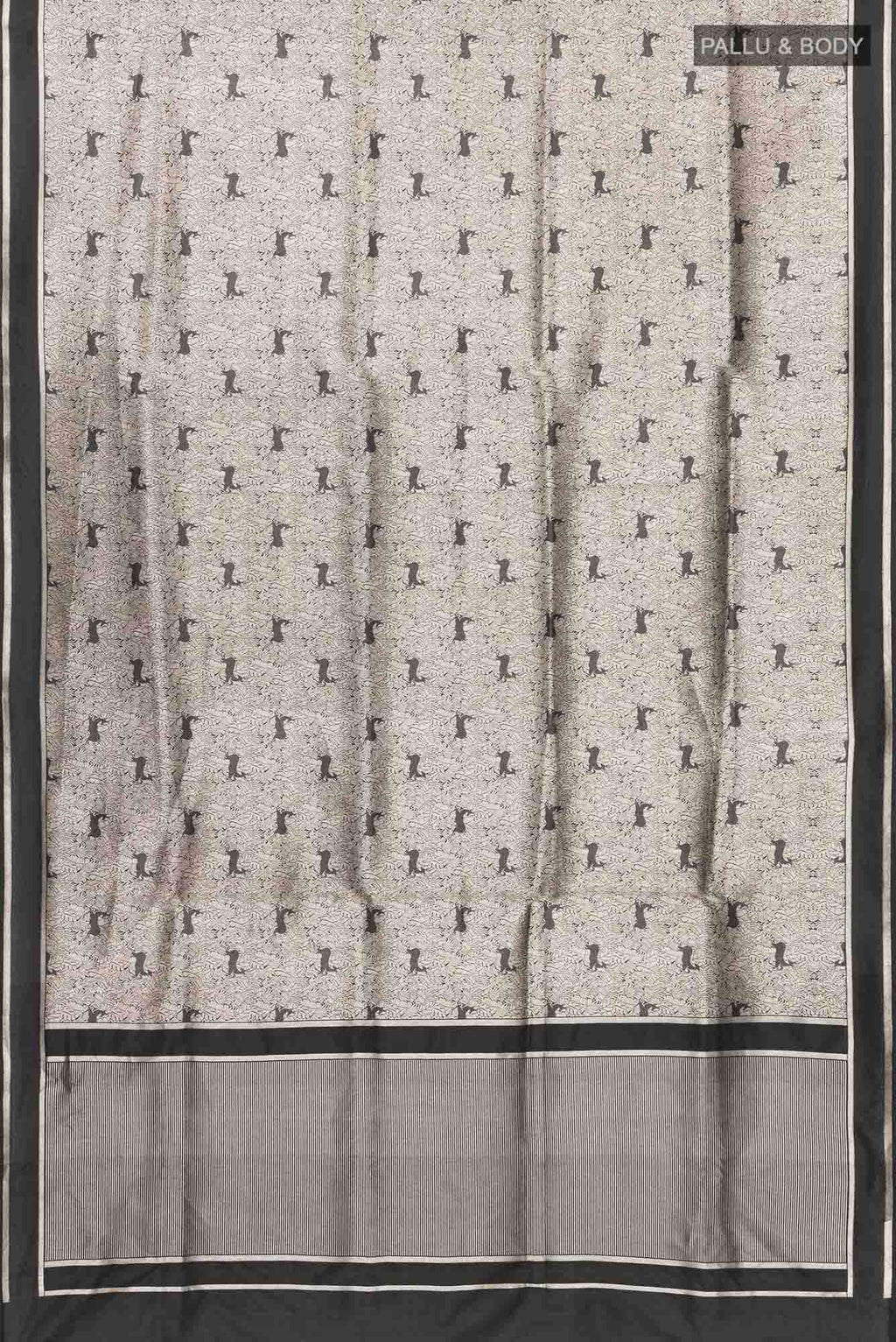 Prance-Black Banarasi Silk Saree