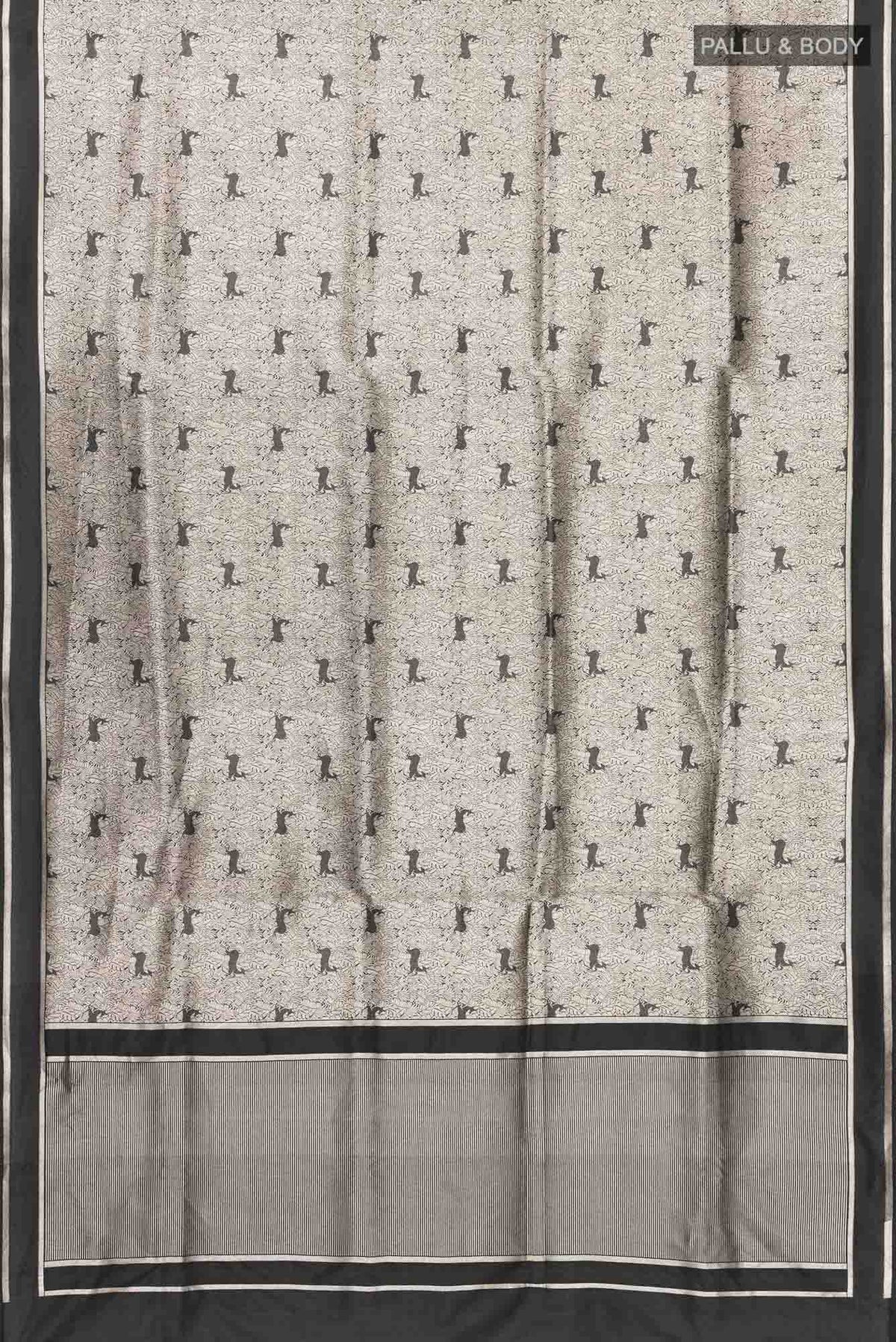 Prance-Black Banarasi Silk Saree