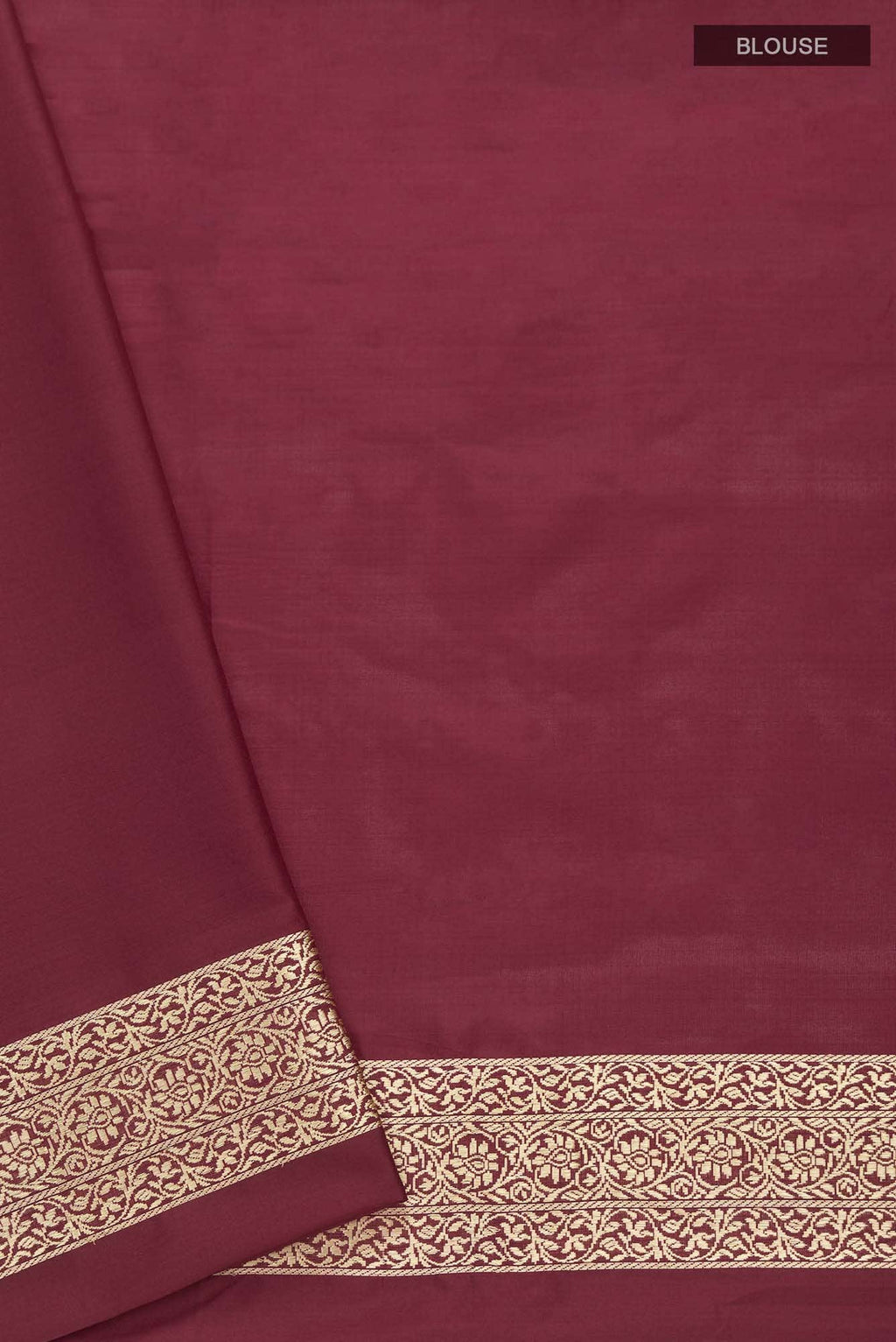 Ranthambore-Maroon Banarasi Silk Saree