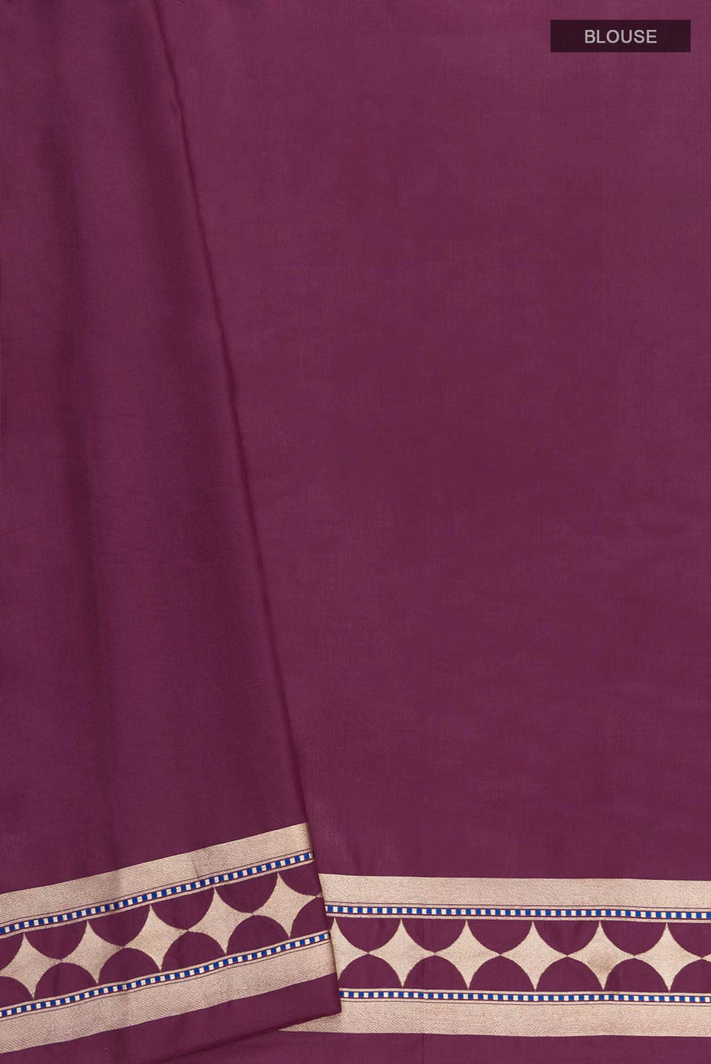 Shimmer Soleil-Magenta Banarasi Silk Saree