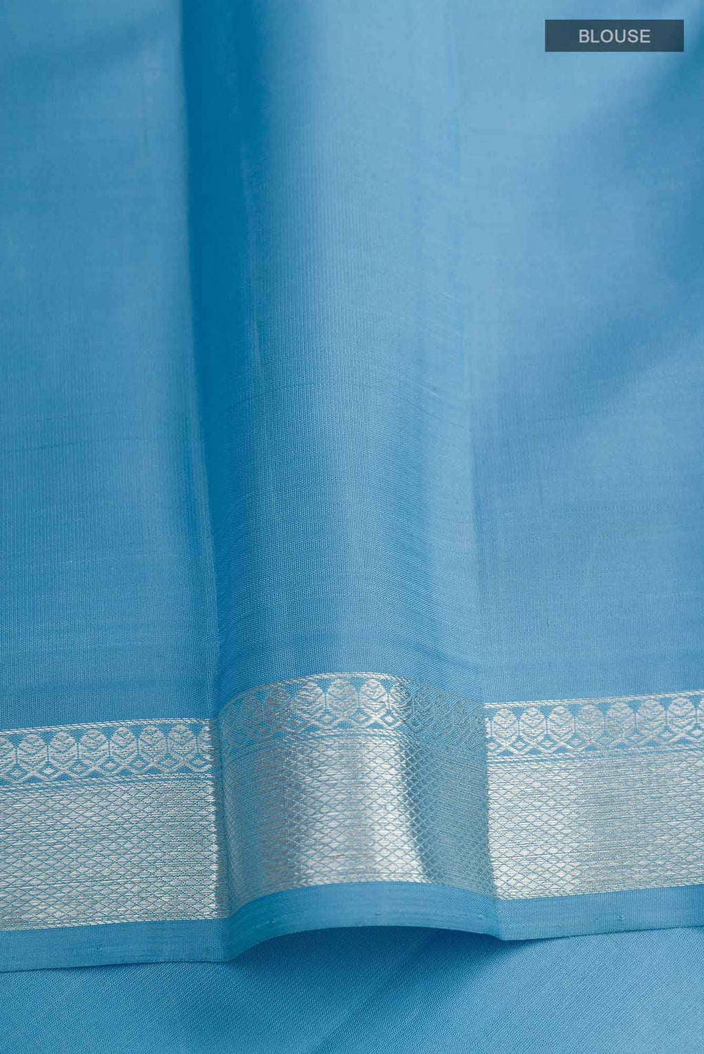 Light Blue Kanchipuram Silk Saree