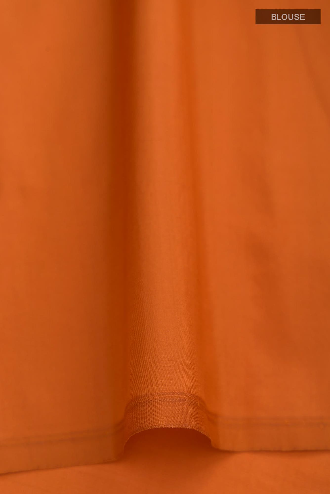 Kuhoo-Orange Banarasi Silk Saree