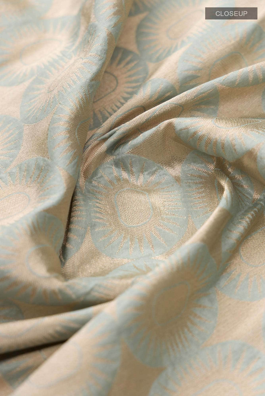 Shimmer Soleil-Sage Green Banarasi Silk Saree