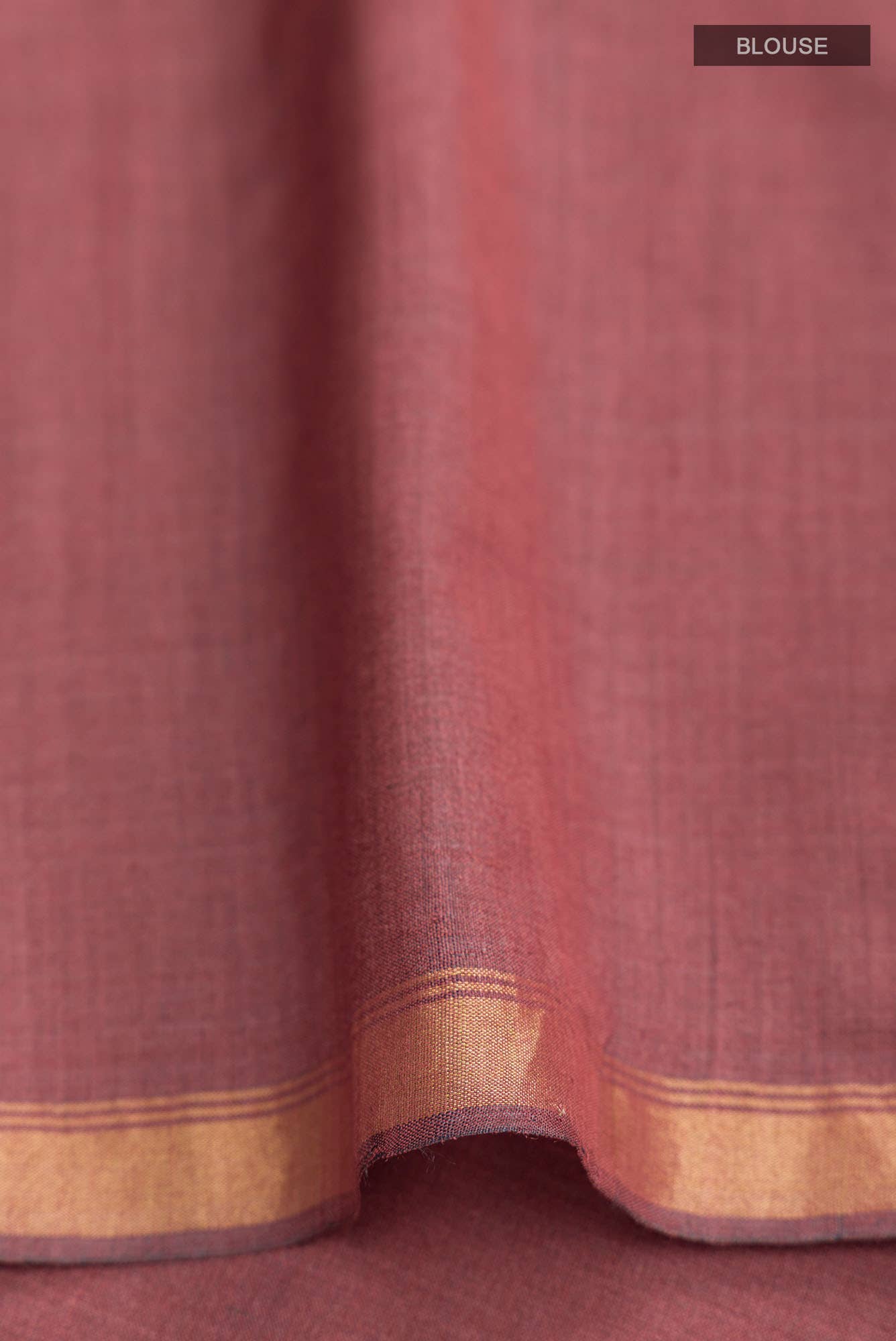 Chili Lily-Maroon Bhagalpuri Tussar Silk Saree