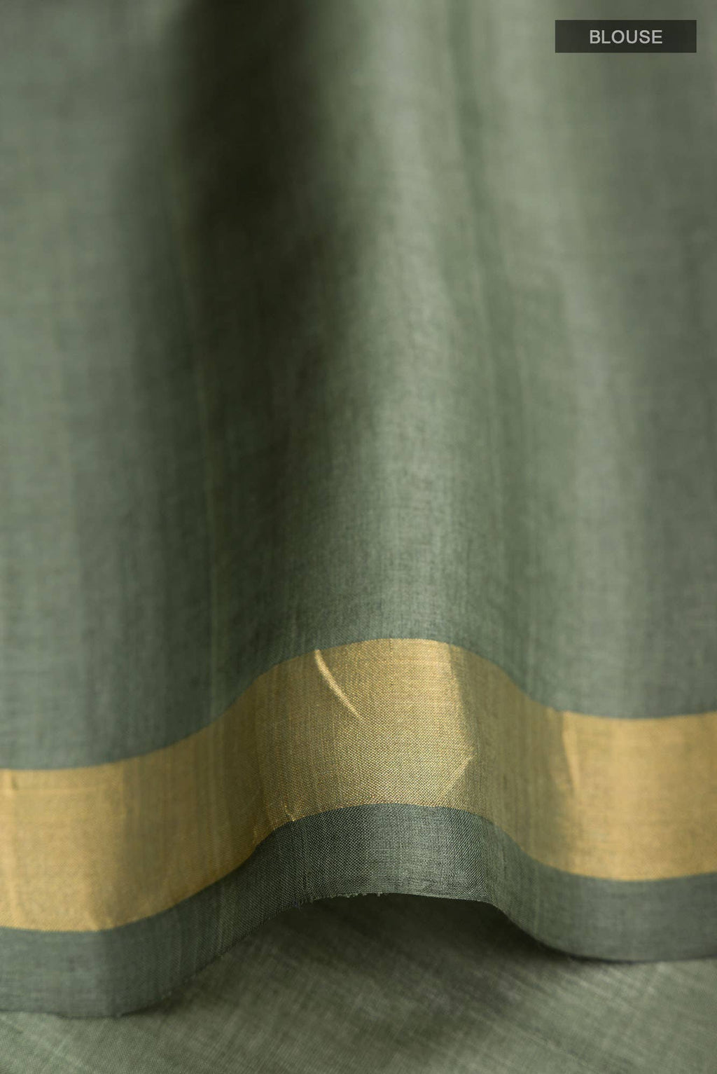 Forget Me Not-Green Bhagalpuri Tussar Silk Saree