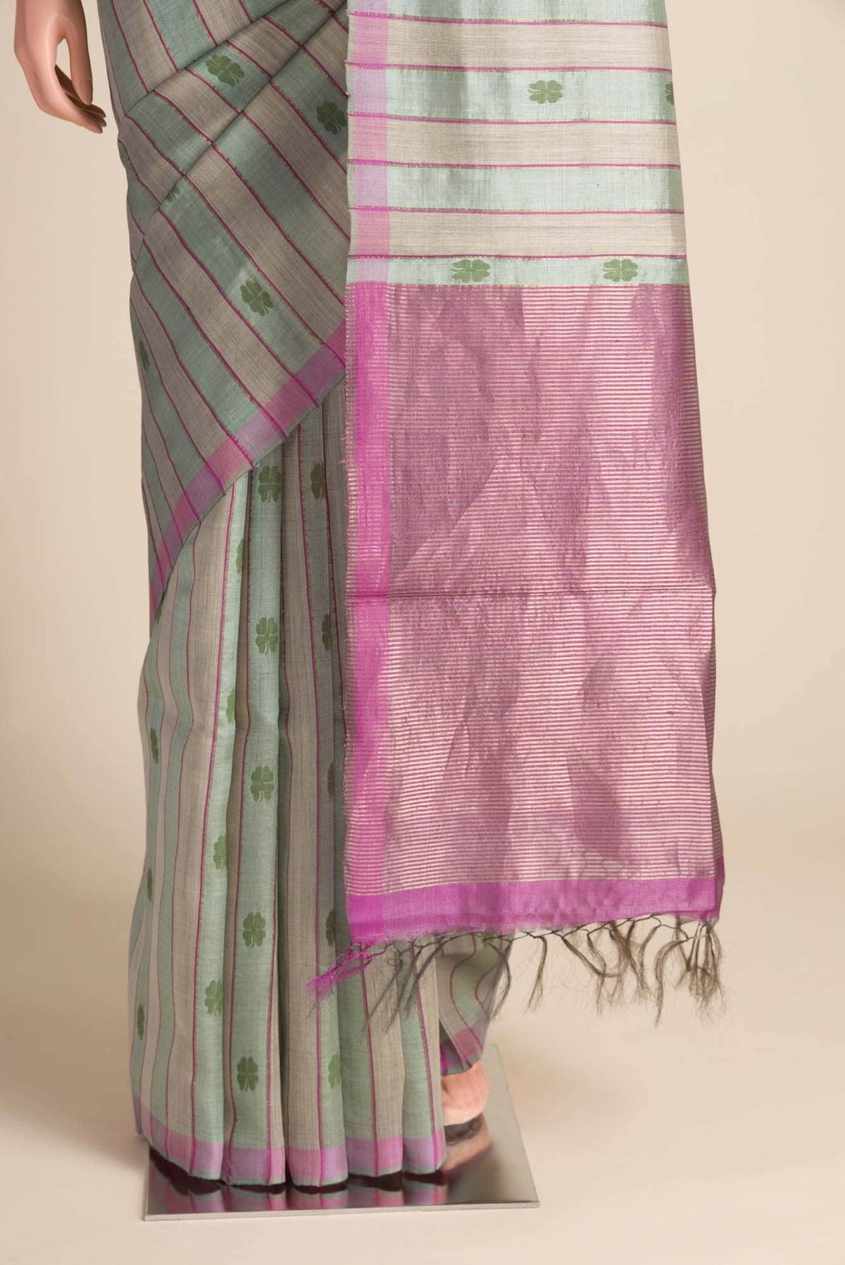 Luck 'n Love-Multi Bhagalpuri Tussar Silk Saree