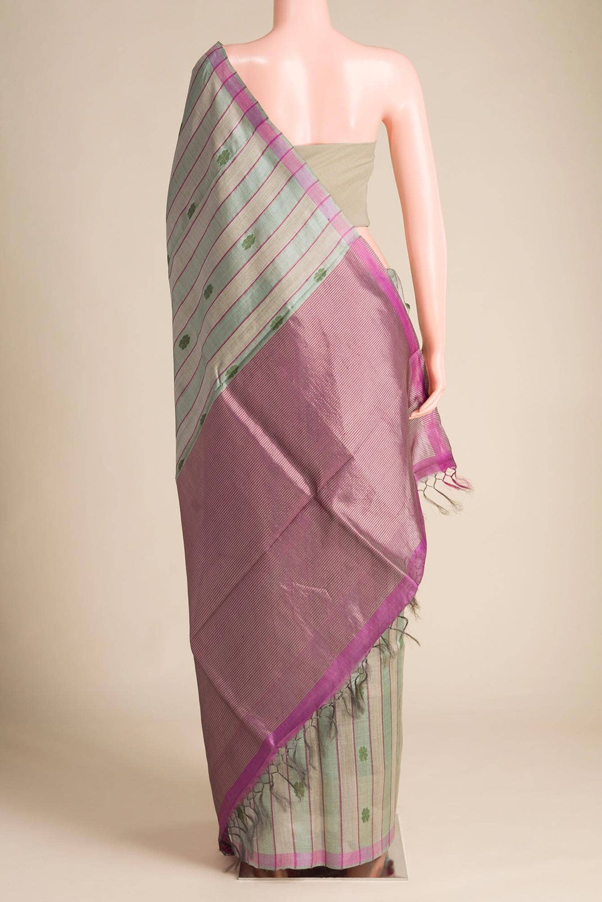 Luck 'n Love-Multi Bhagalpuri Tussar Silk Saree