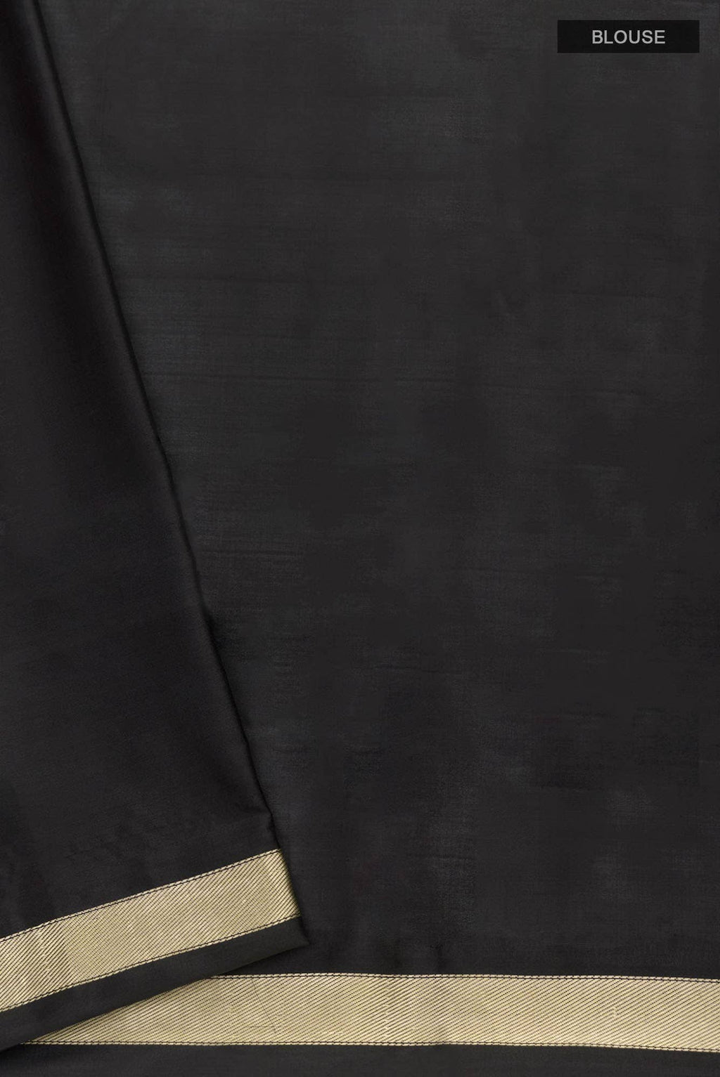The jeweled Bird-Black Banarasi Silk Saree