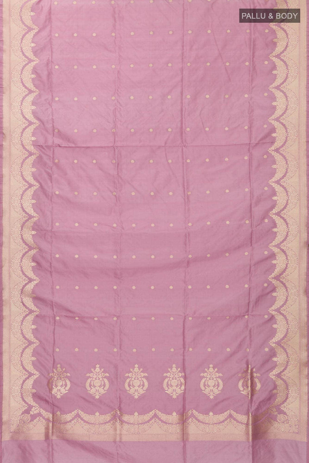 Vibhushita-Pink Banarasi Silk Saree