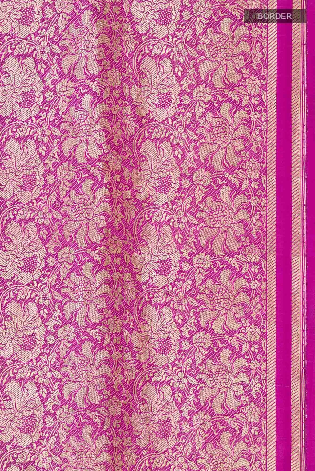 Japanese Tea Ceremony-Pink Banarasi Silk Saree