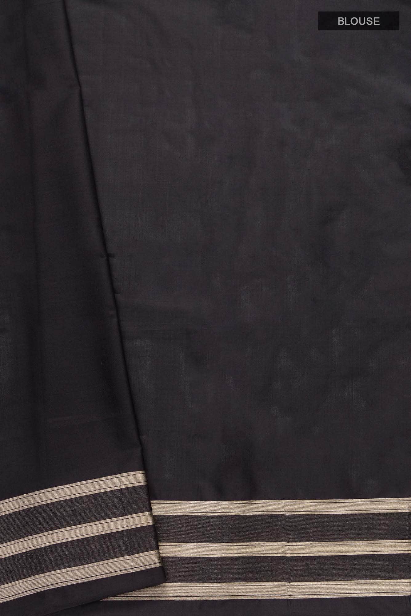 A New Day-Black Banarasi Silk Saree