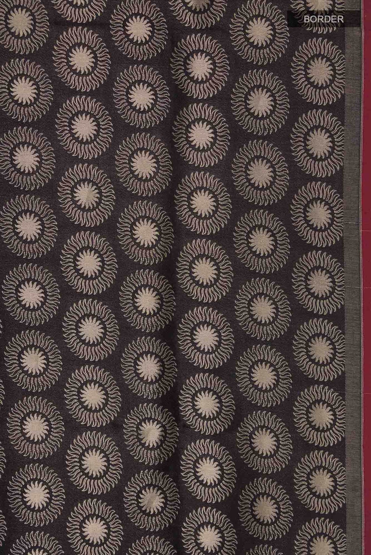 A New Day-Black Banarasi Silk Saree