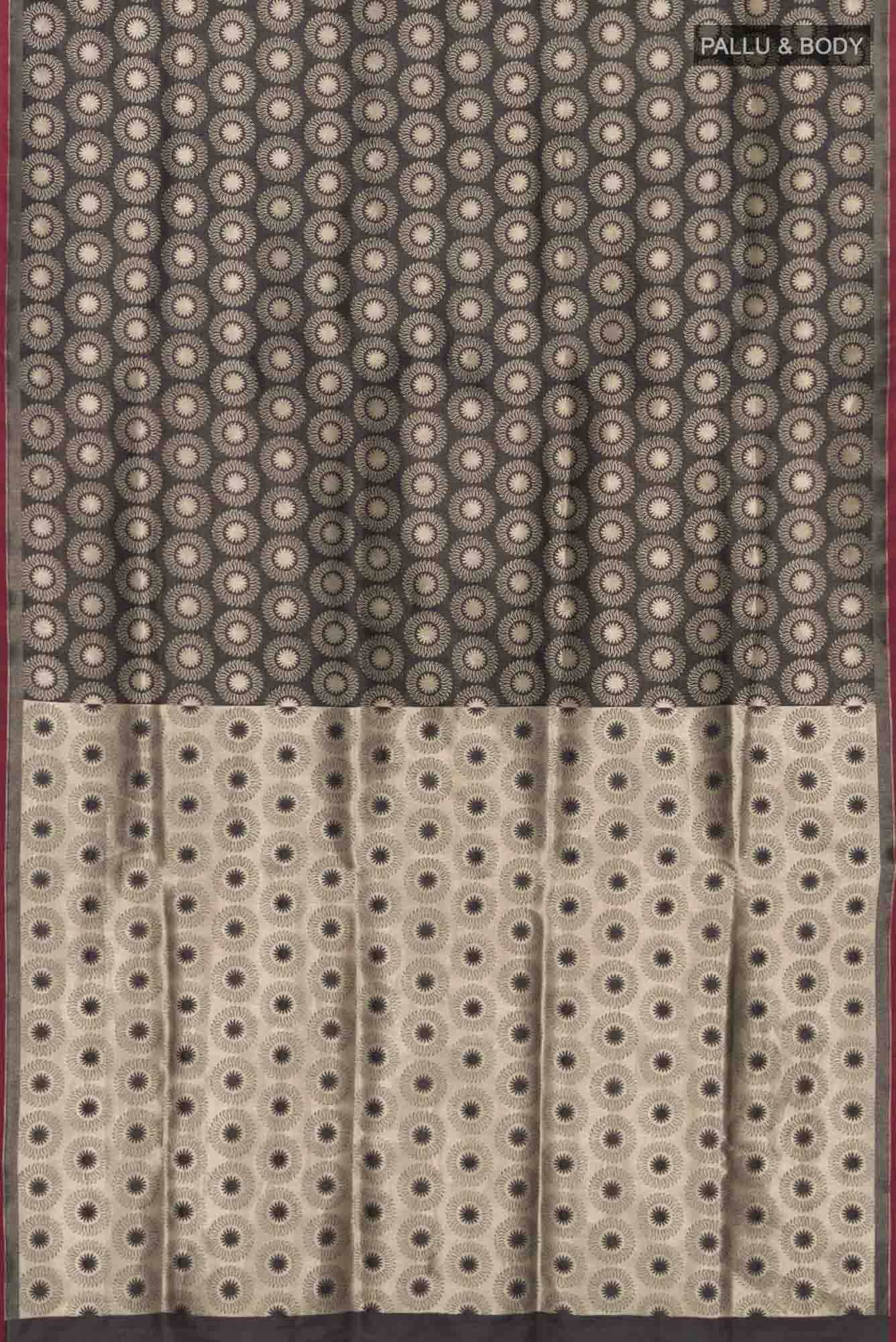 A New Day-Black Banarasi Silk Saree