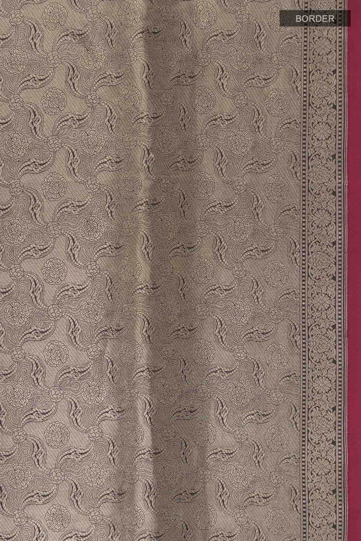 By the Bank of Ganges-Black Banarasi Silk Saree