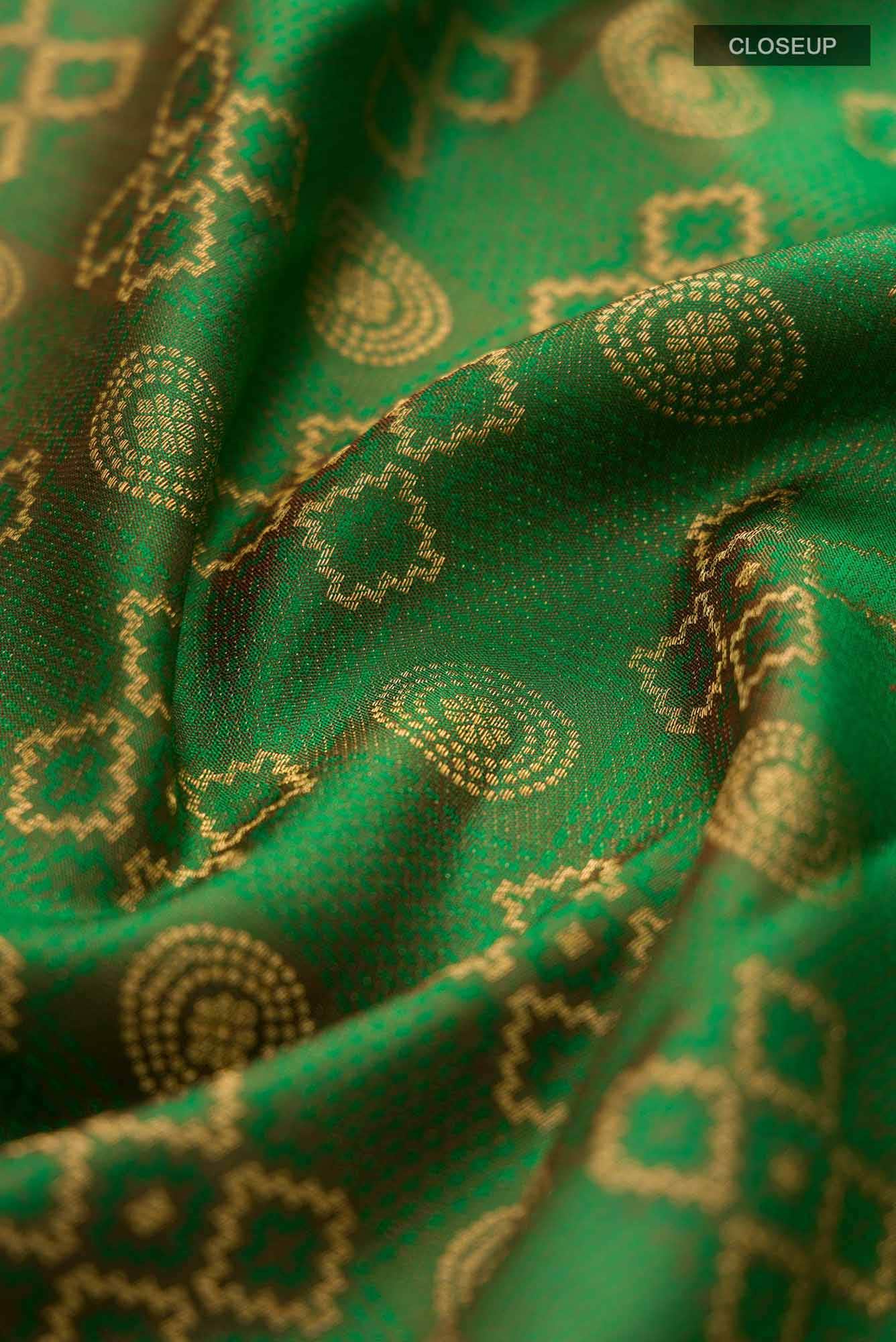 Green Kanchipuram Silk Saree