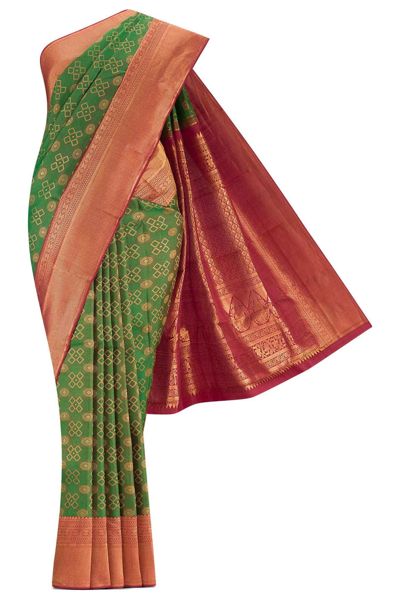 Green Kanchipuram Silk Saree
