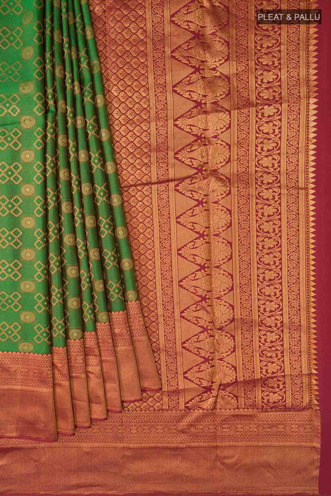 Green Kanchipuram Silk Saree