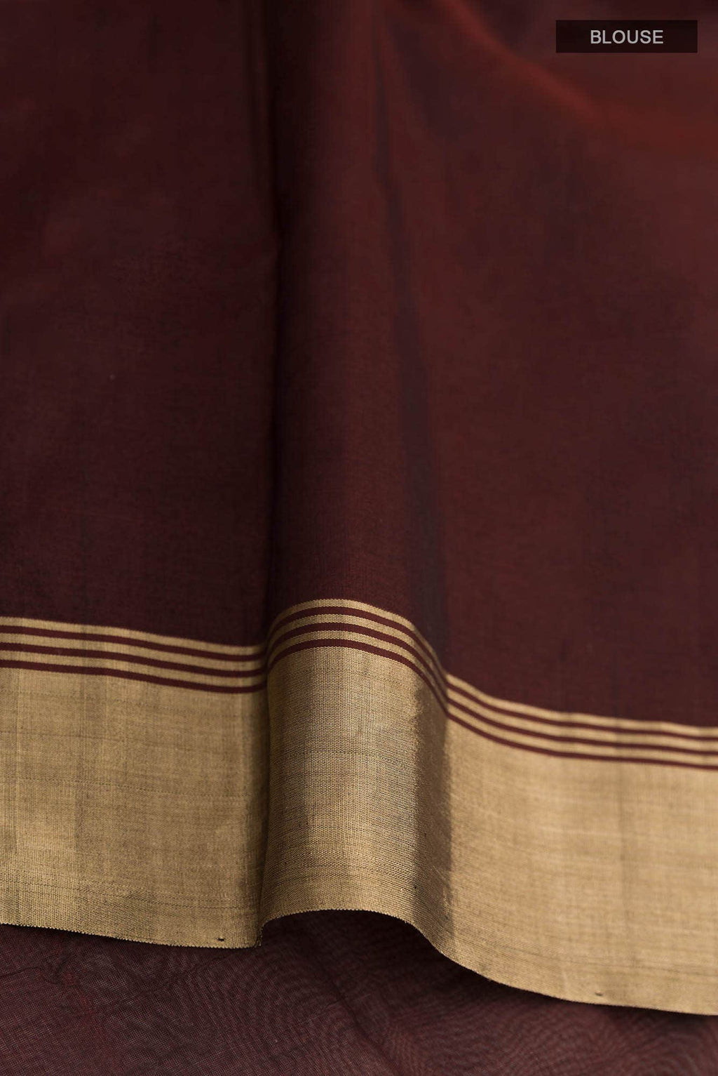Maroon Chanderi Silk Cotton Saree