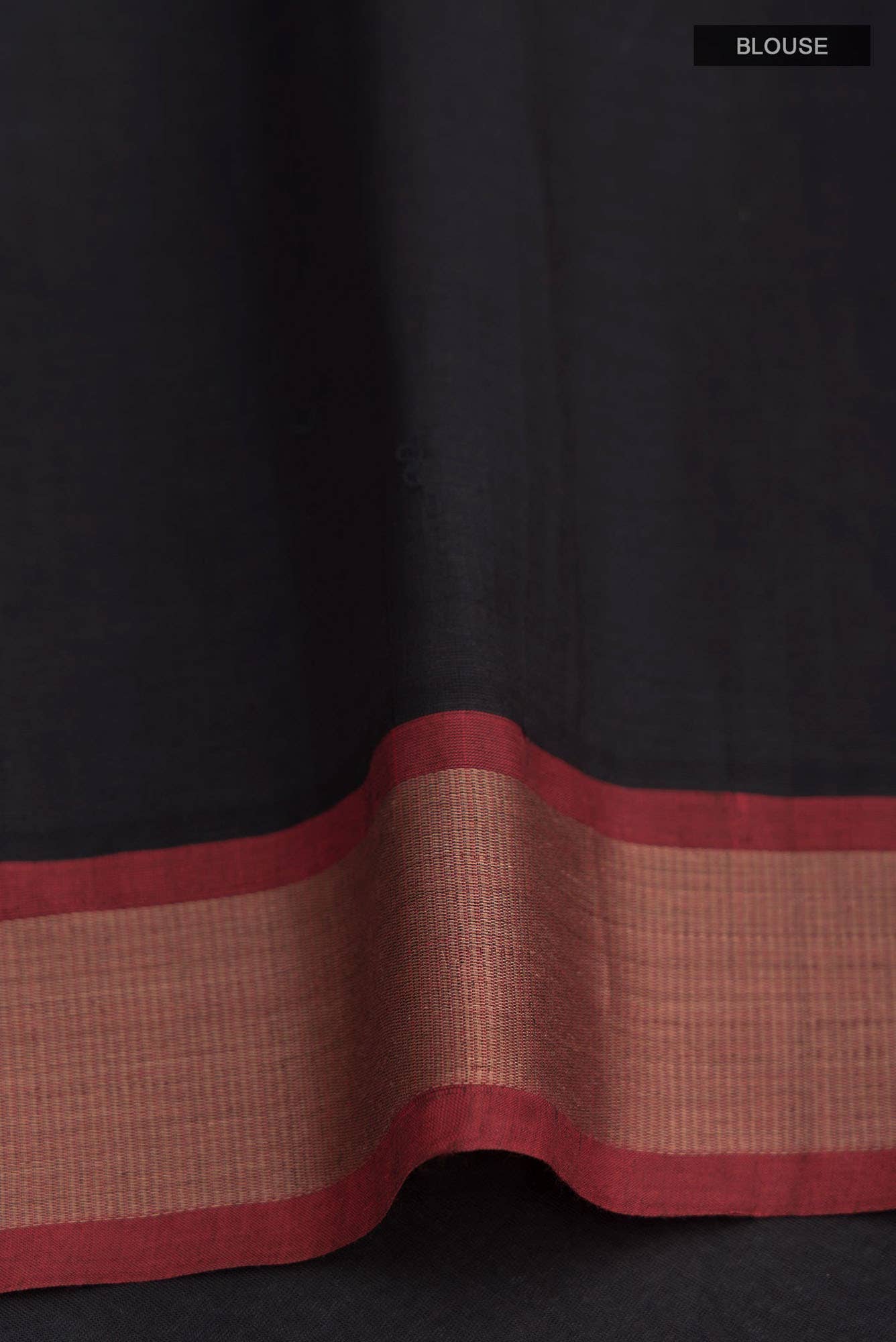 Black Coimbatore Cotton Saree