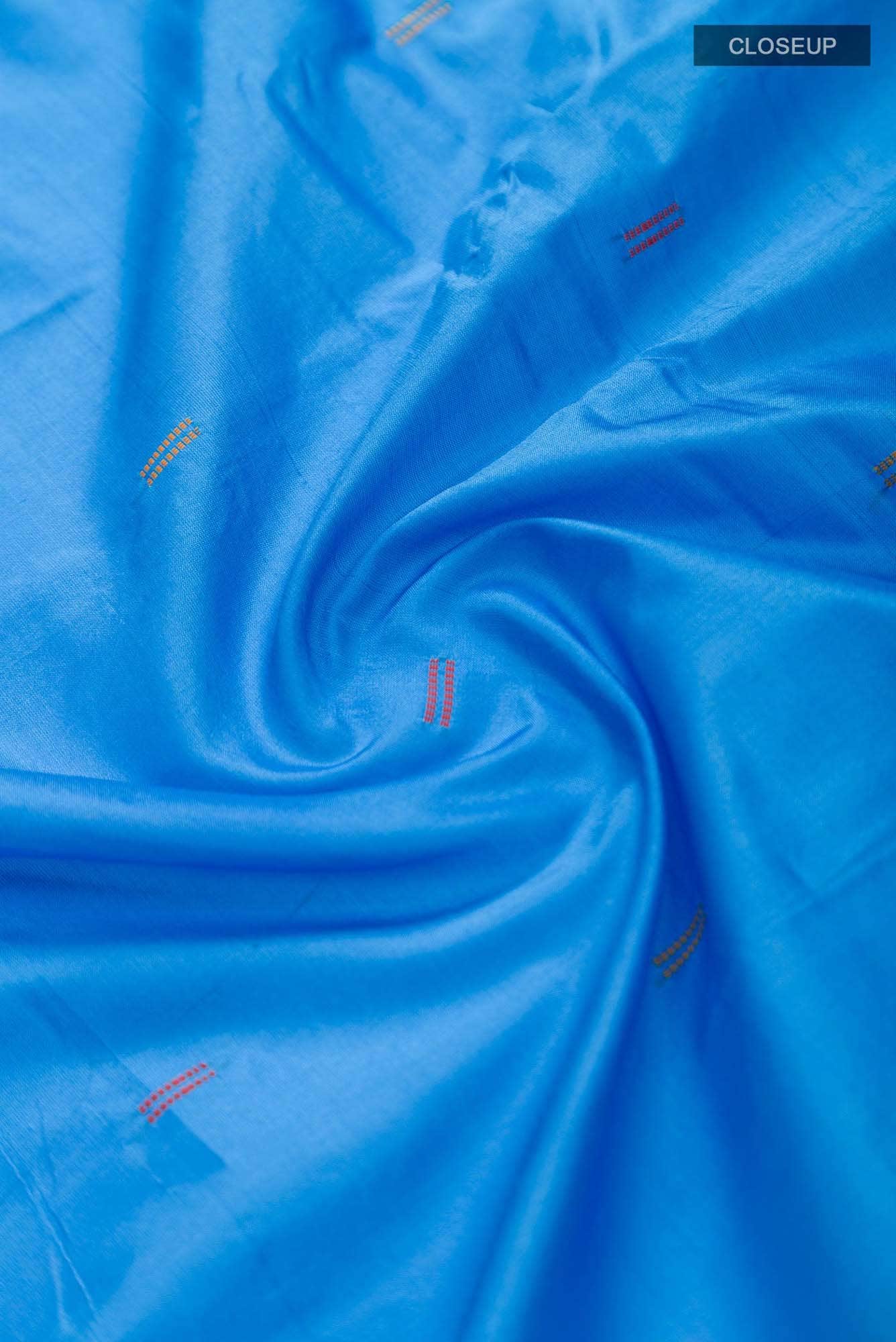 Blue Kanchipuram Silk Saree