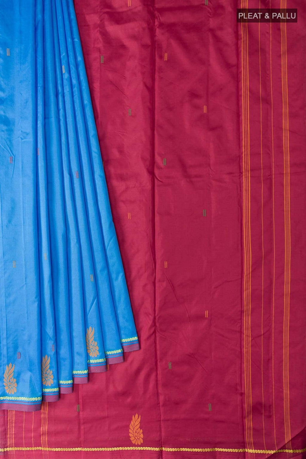 Blue Kanchipuram Silk Saree