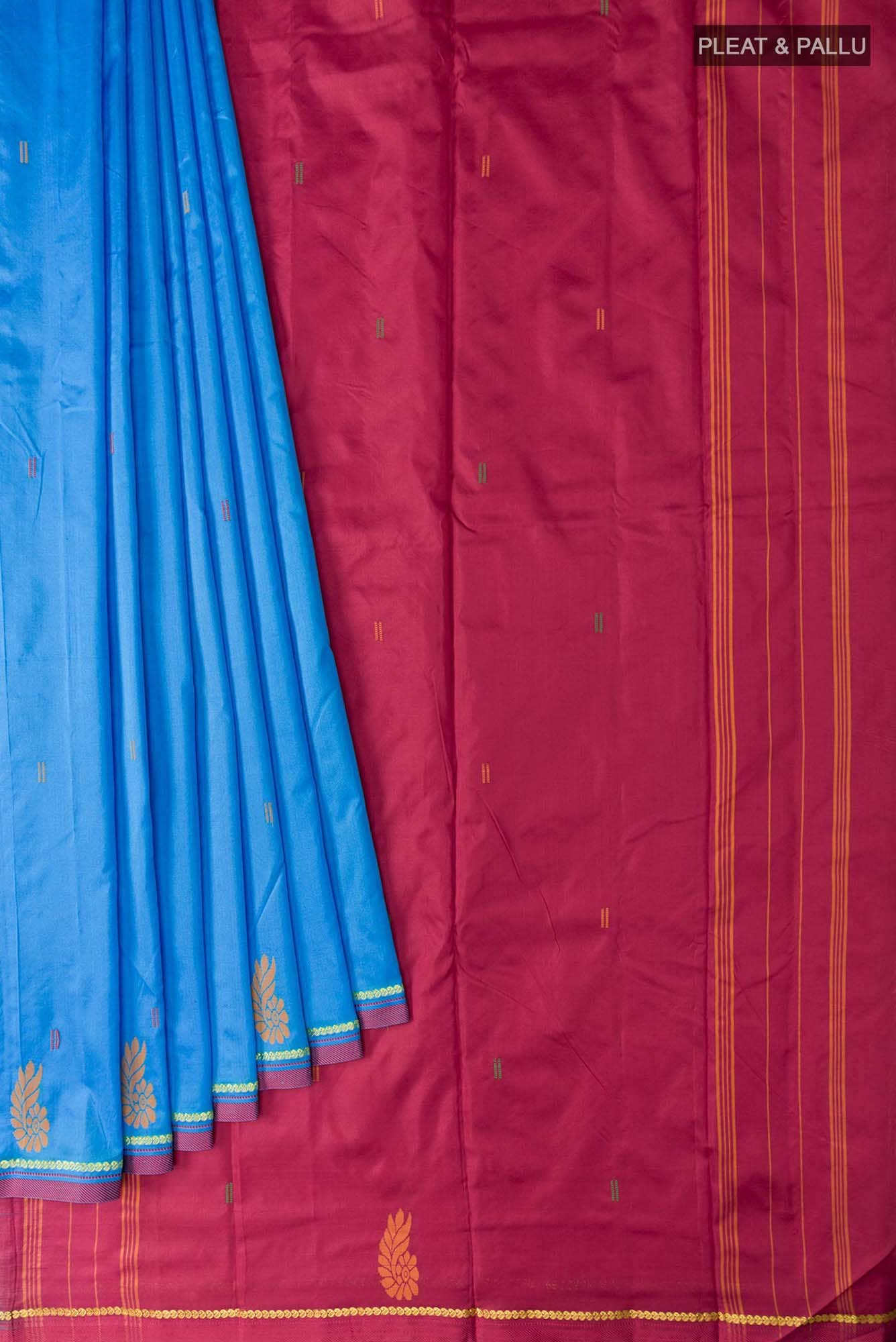 Blue Kanchipuram Silk Saree