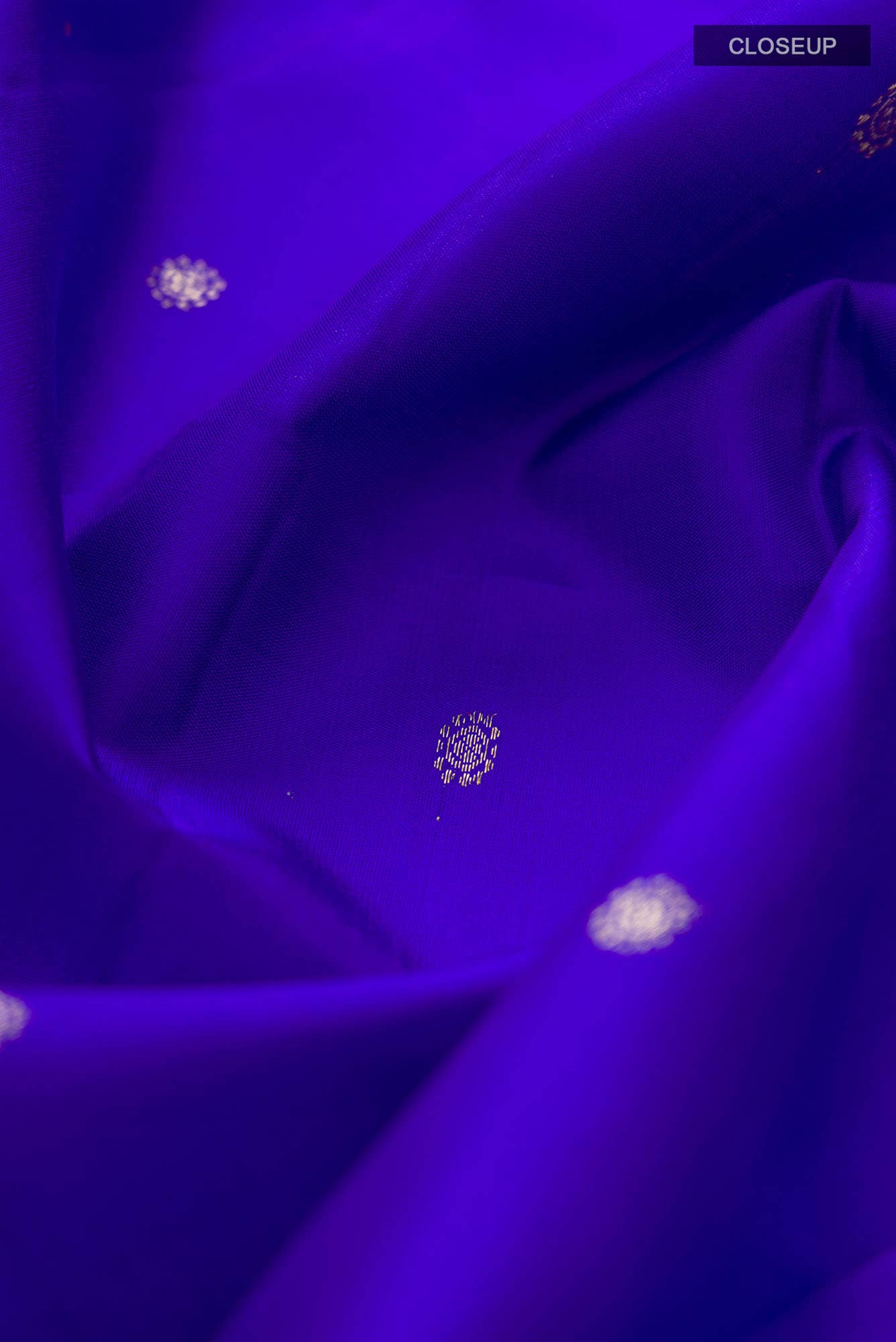 Blue Kanchipuram Silk Saree