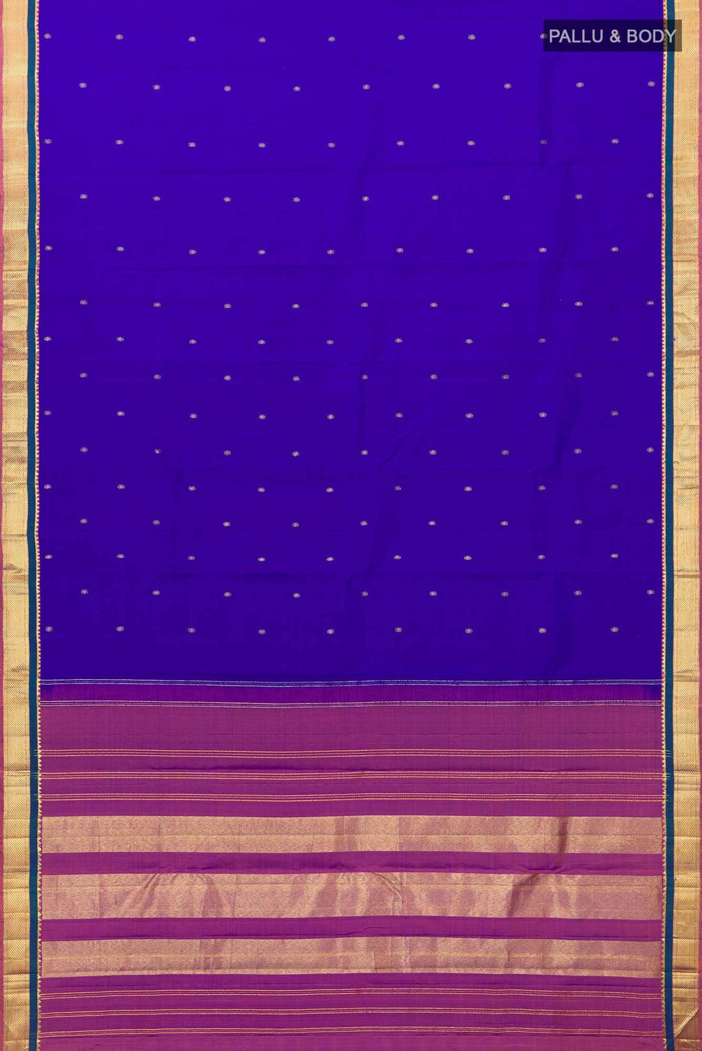 Blue Kanchipuram Silk Saree