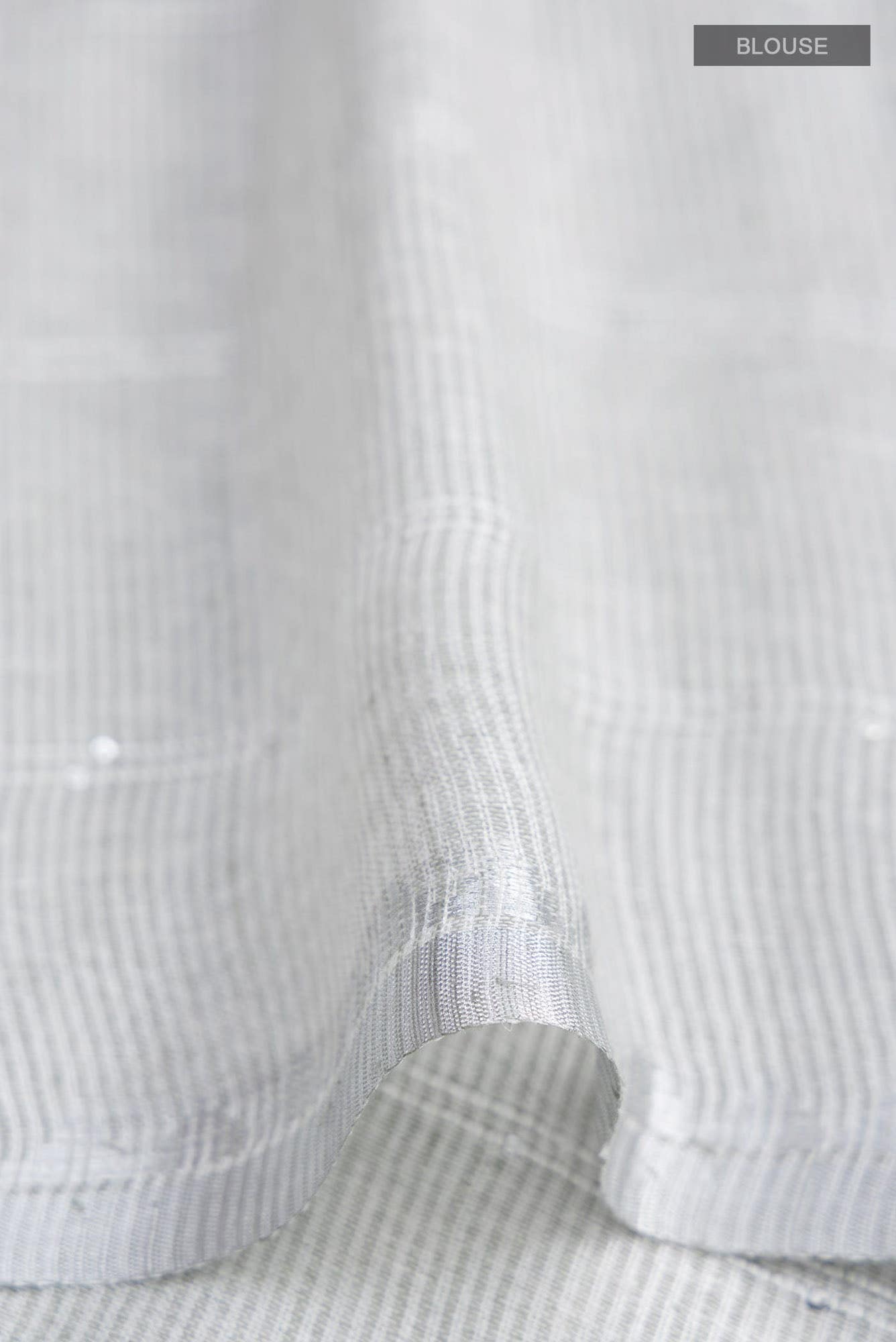 Cream Linen Saree