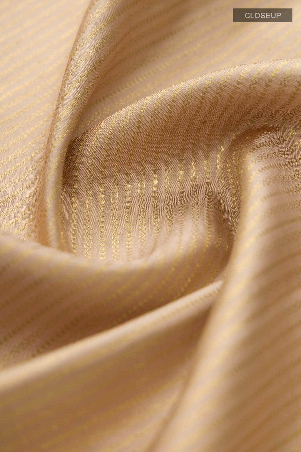 Beige Kanchipuram Silk Saree