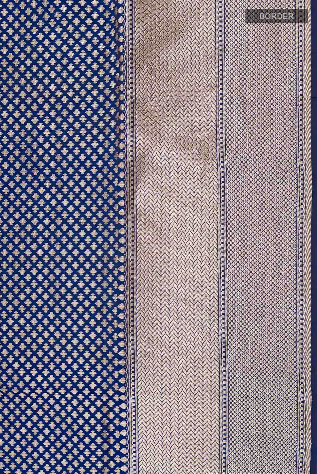 Blue Banarasi Silk Saree