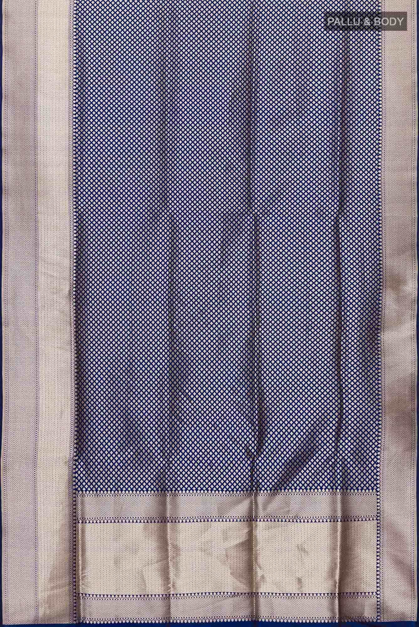 Blue Banarasi Silk Saree