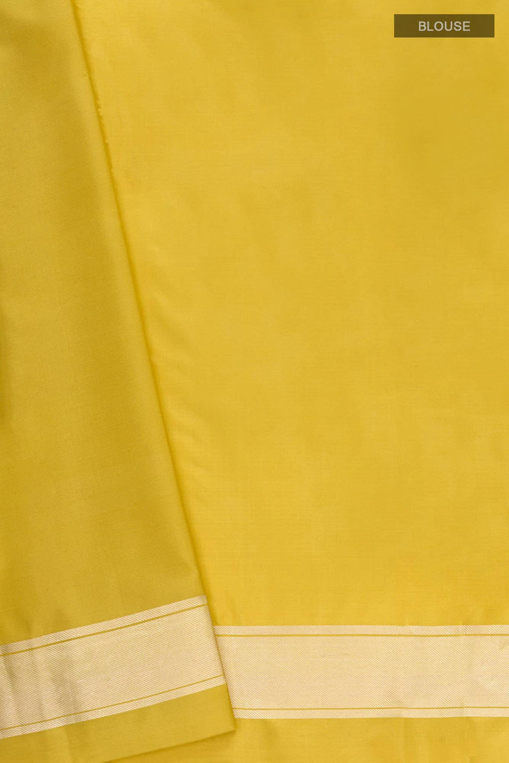 Japanese Tea Ceremony-Yellow Banarasi Silk Saree