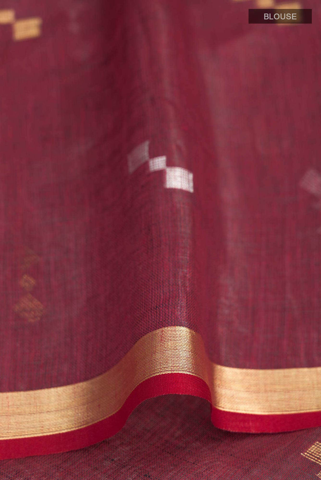 Black Linen Saree