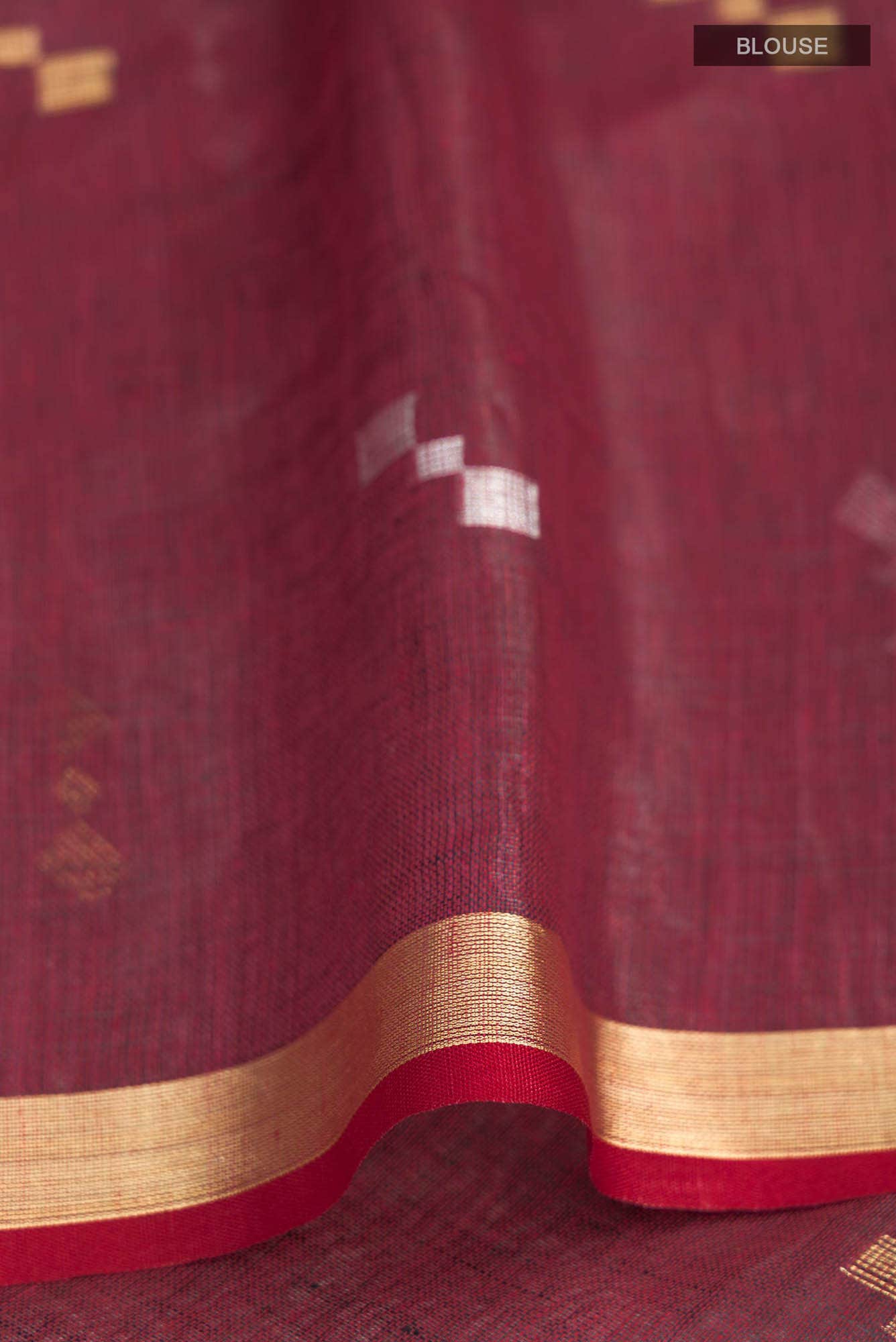 Black Linen Saree