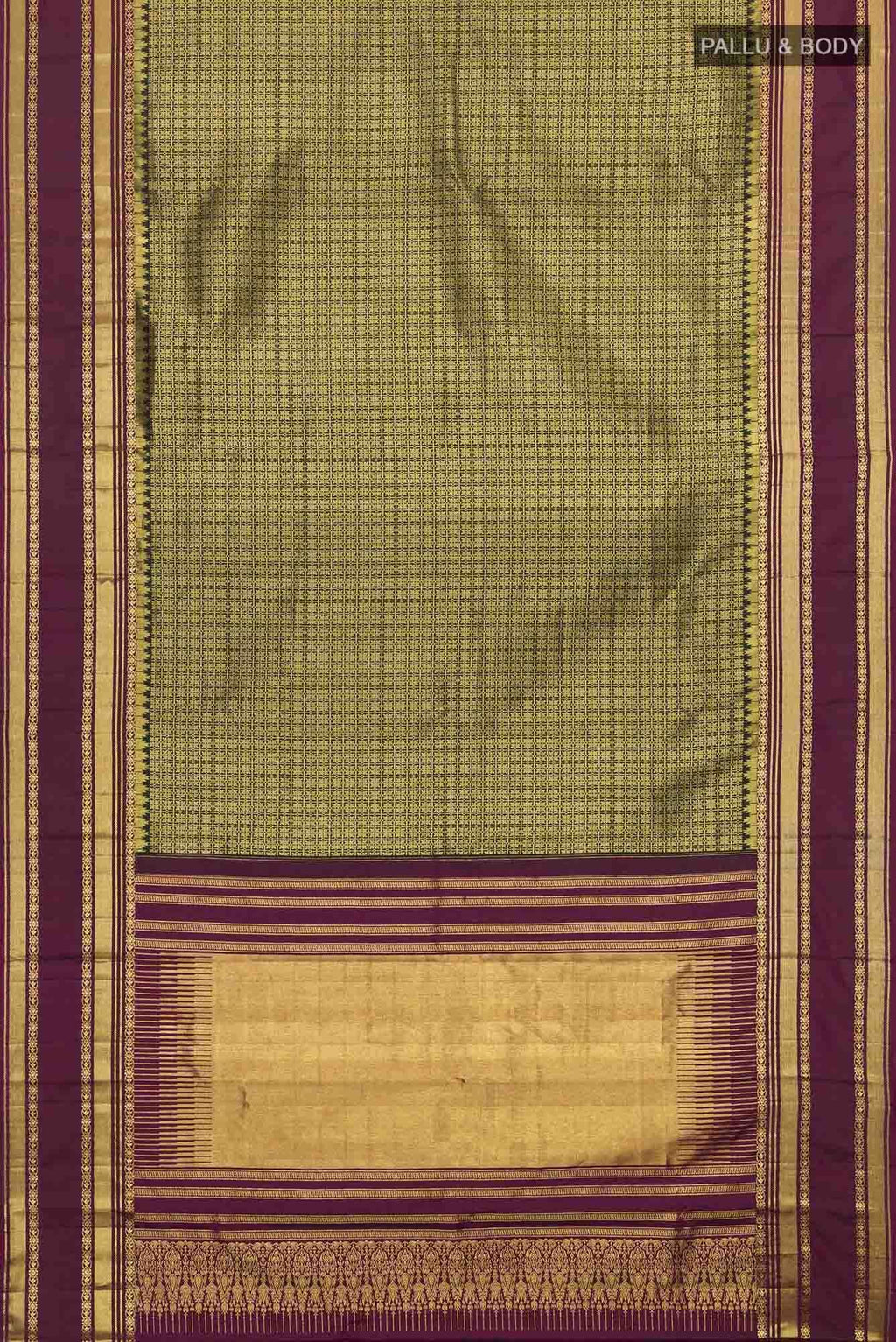 Athanagudi-Black Kanchipuram Silk Saree