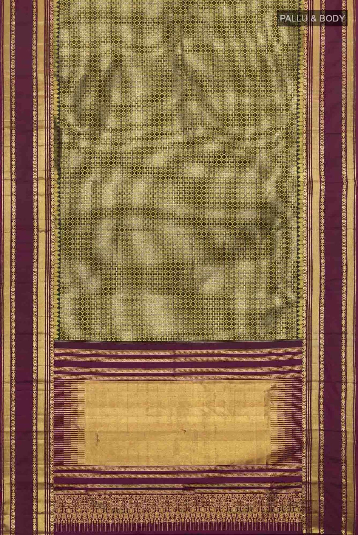 Athanagudi-Black Kanchipuram Silk Saree