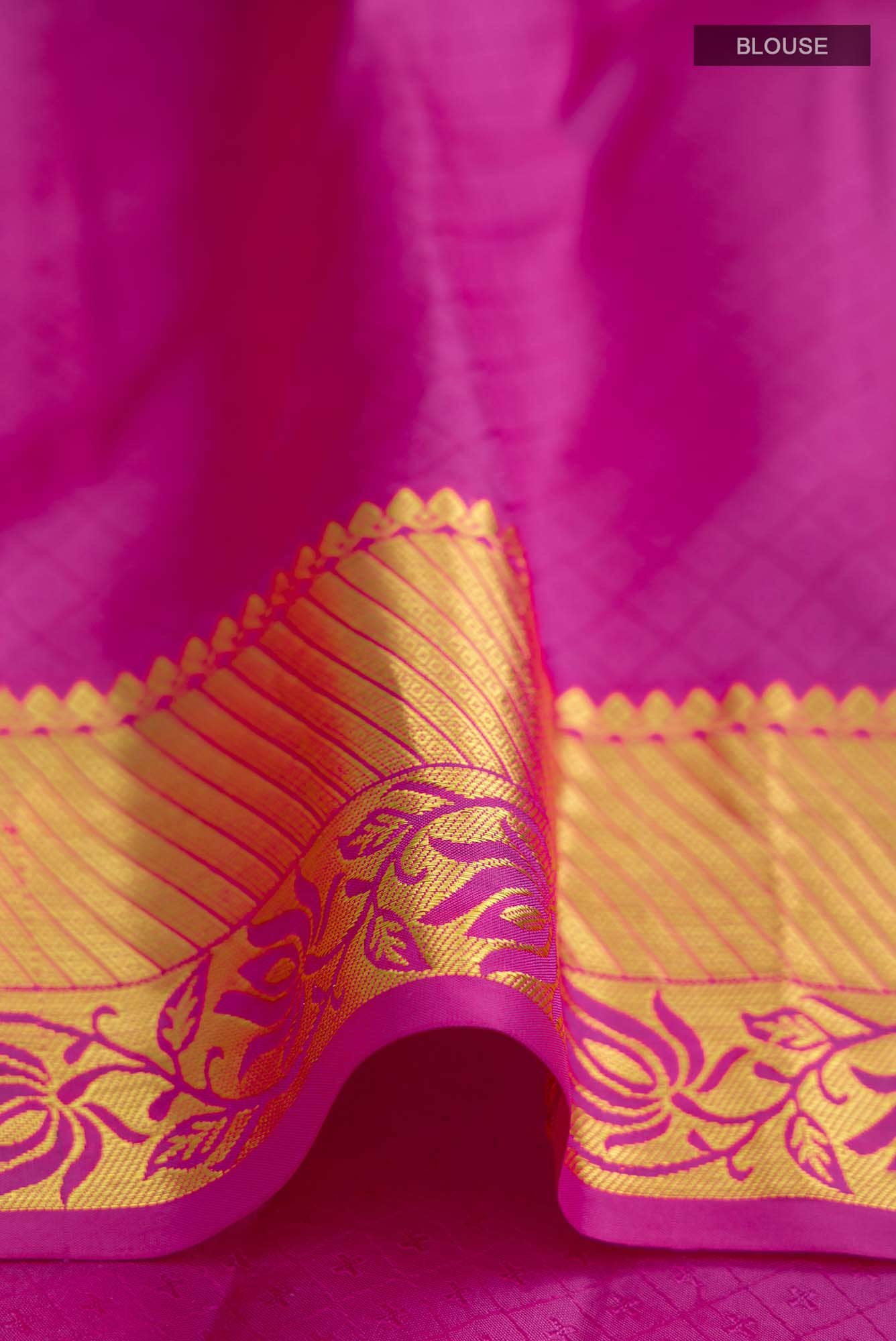 Blue Kanchipuram Silk Saree