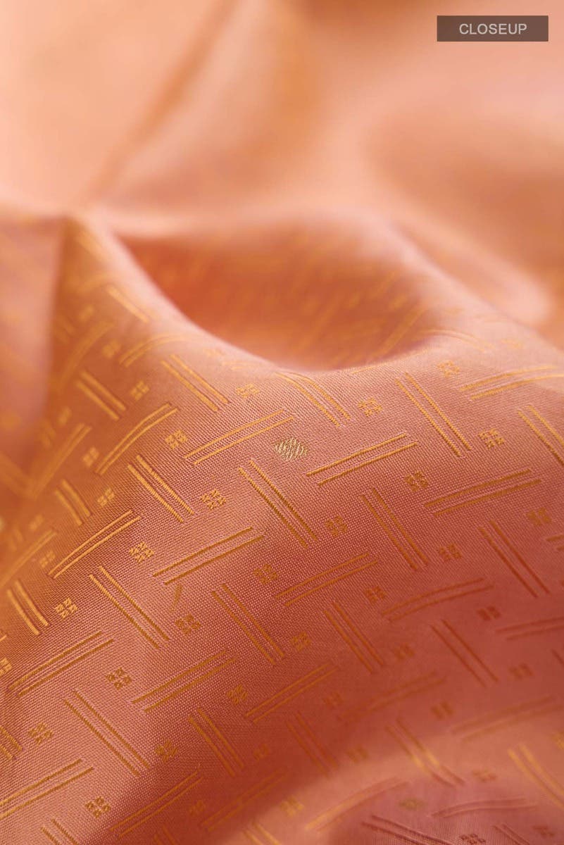 Brown Kanchipuram Silk Saree