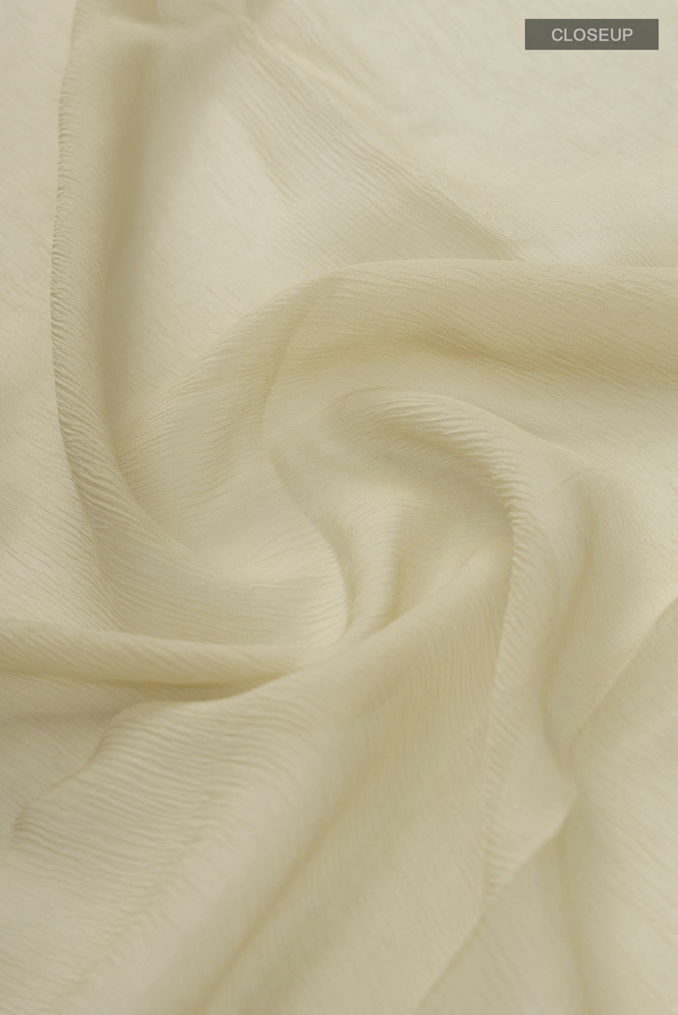 Beige Mysore Chiffon Saree