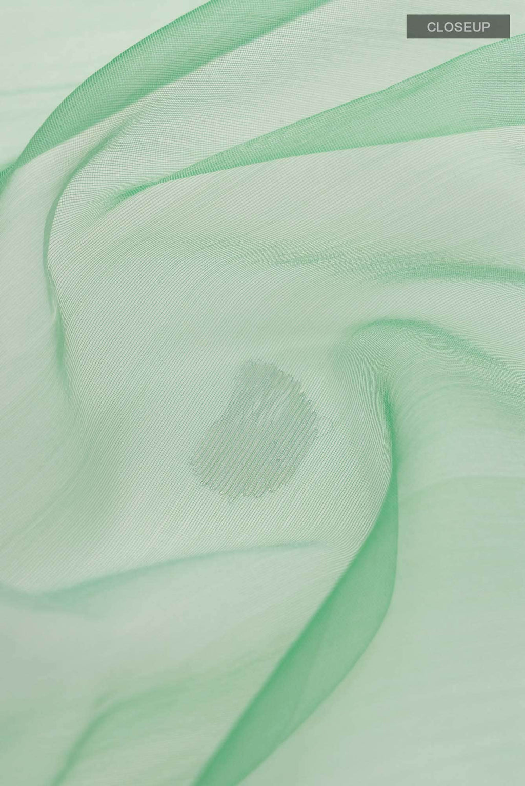 Green Pure Organza Silk Saree