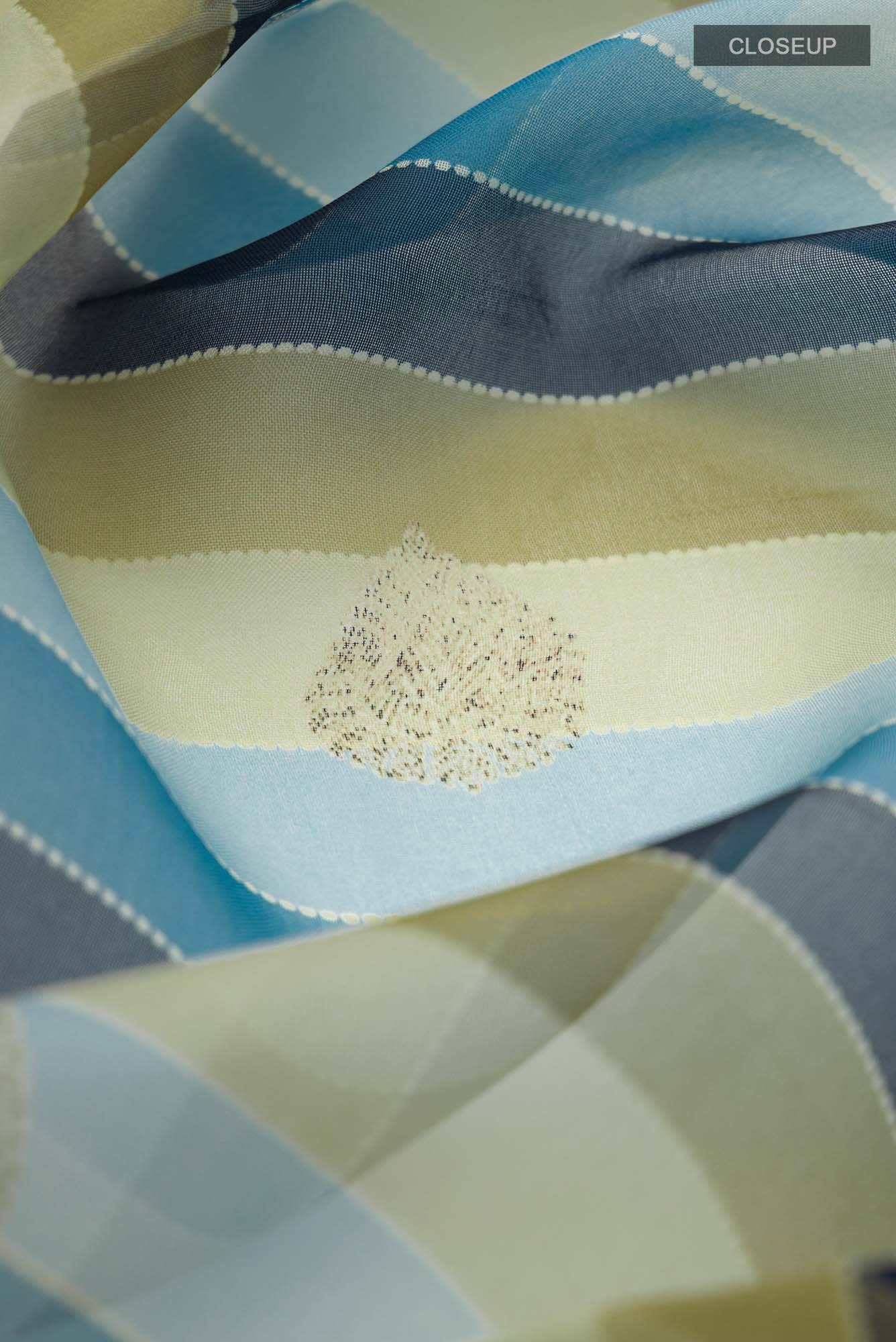 Multi Pure Organza Silk Saree