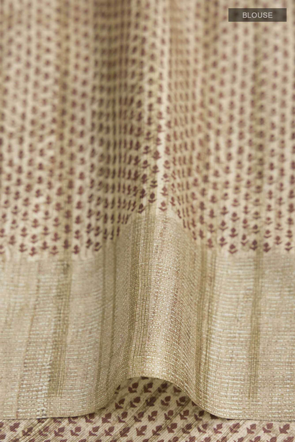 Pink Blended Tussar Silk Saree