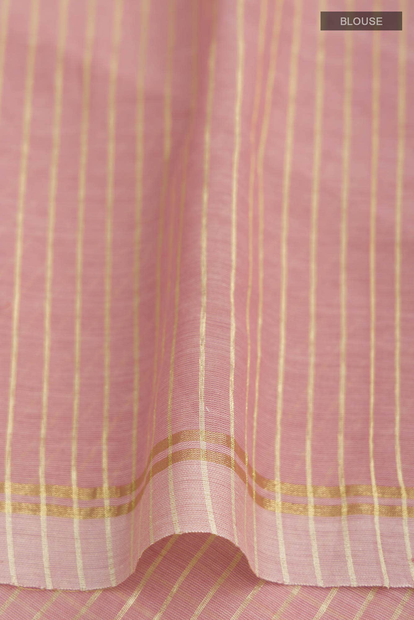 Anuradha-Dusky Pink Bengal Cotton Saree
