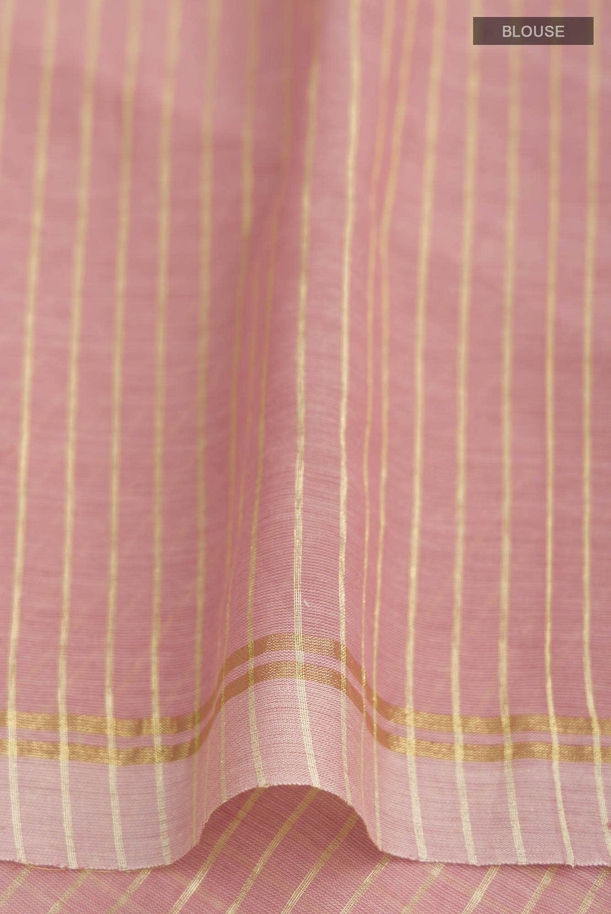 Anuradha-Dusky Pink Bengal Cotton Saree
