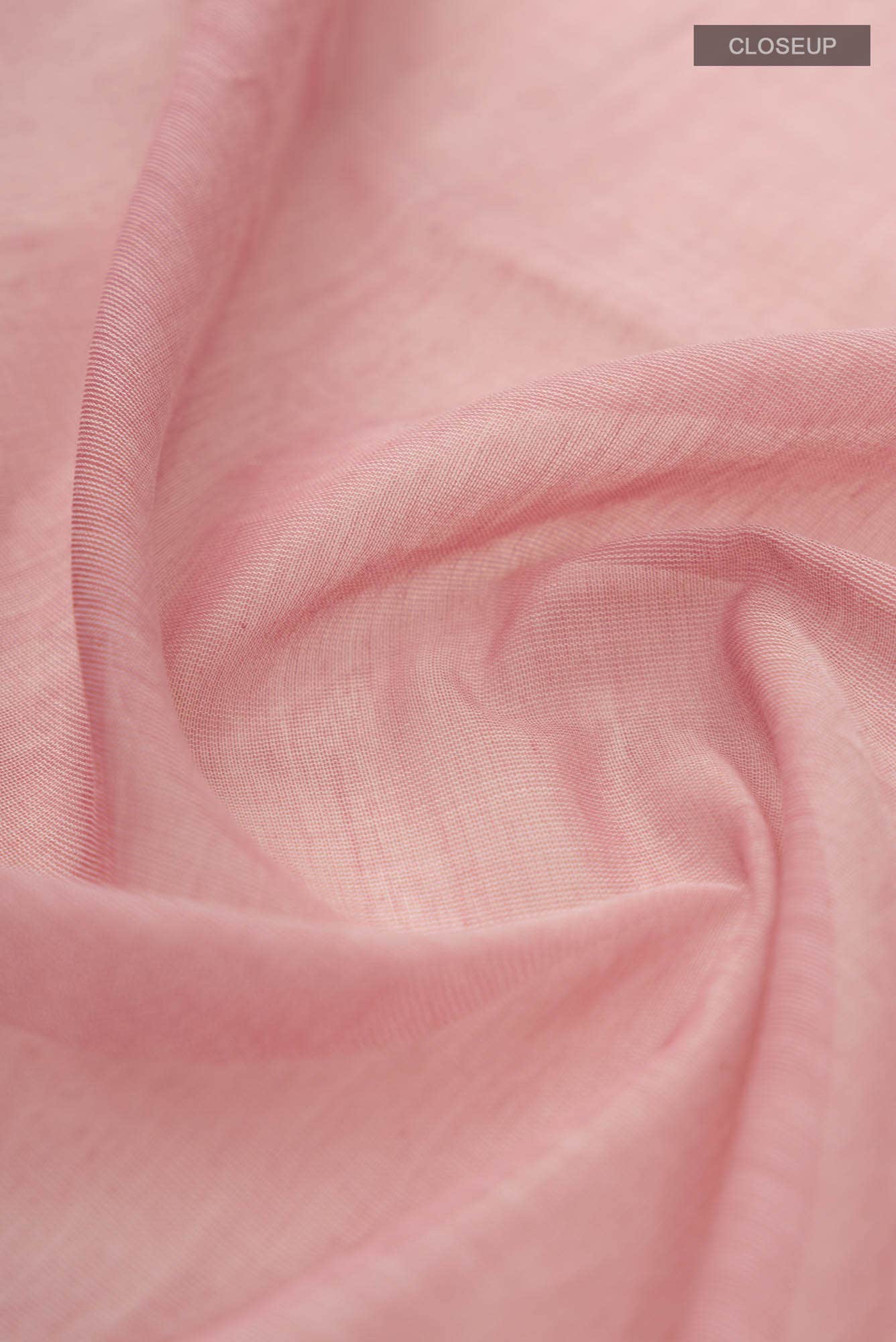 Anuradha-Dusky Pink Bengal Cotton Saree